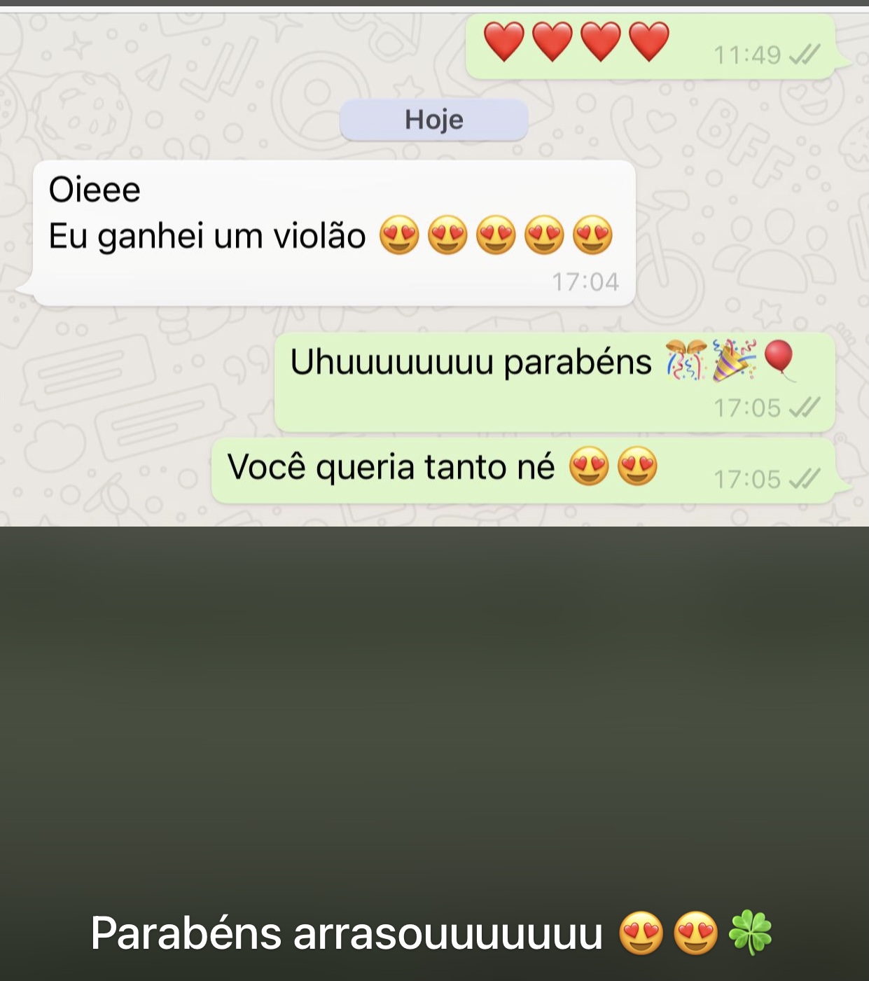 Parabéns Linda !!!! 
O próximo é a guitarra , você vai conseguir !!!