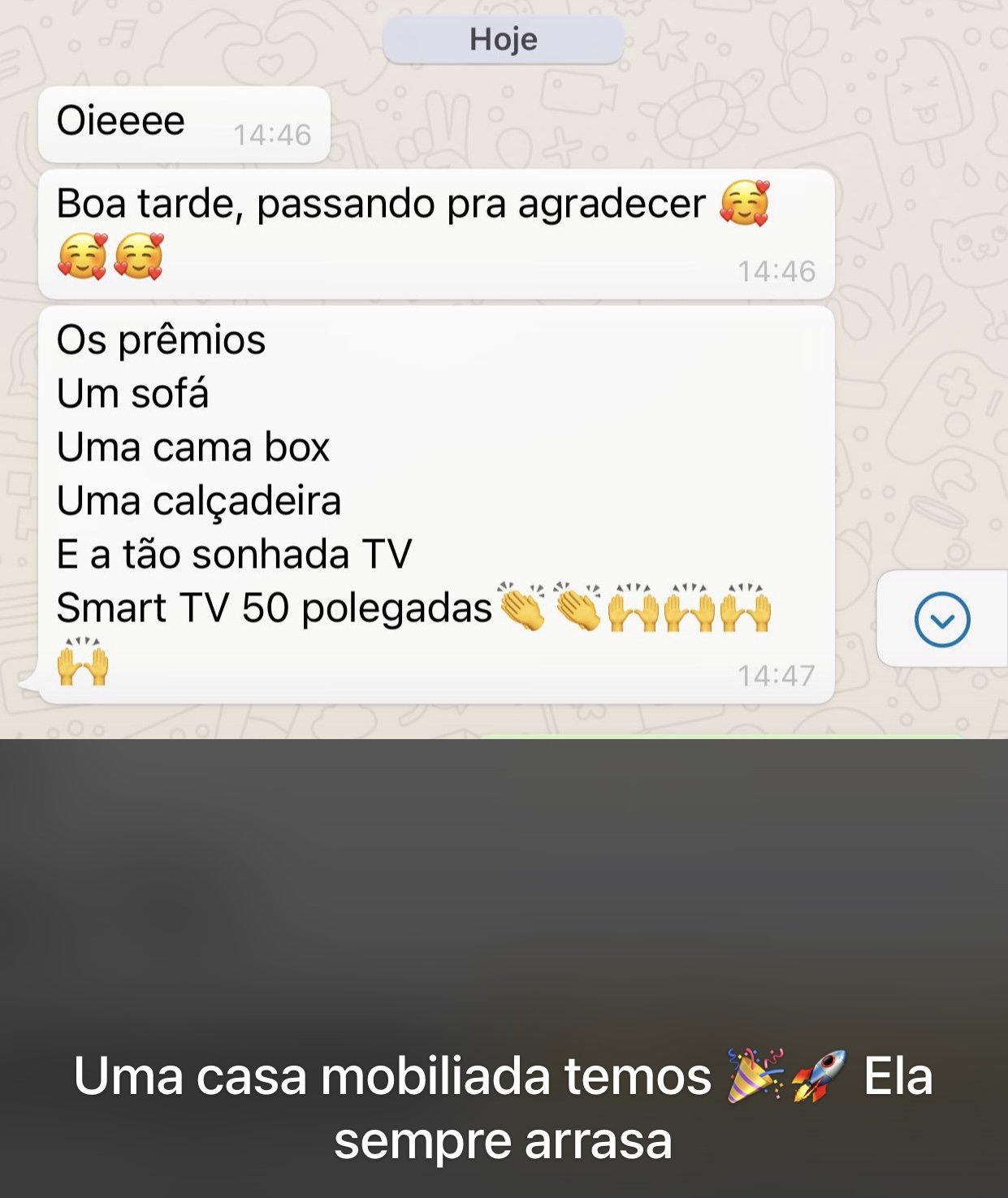 Uhuuuuuuuu parabéns 
Que venha os próximos!!